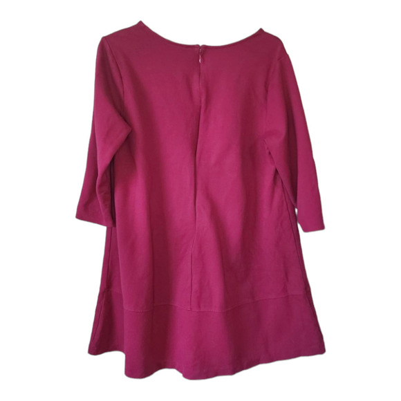 The Nines by Hatch Vibrant Pink Fuchsia Maternity Dress women's size medium - Picture 2 of 6